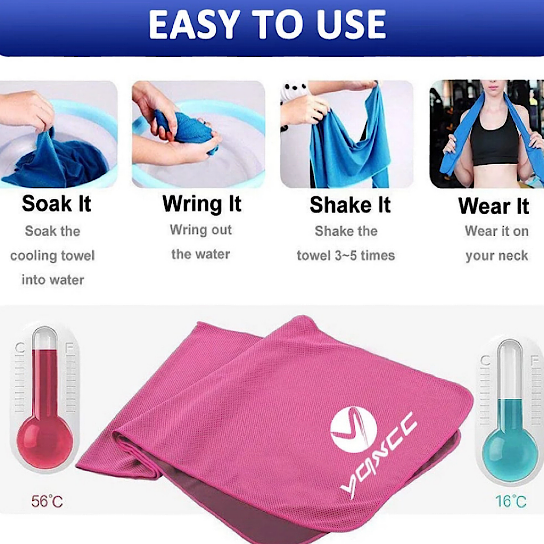 YQXCC cooling towel x 3