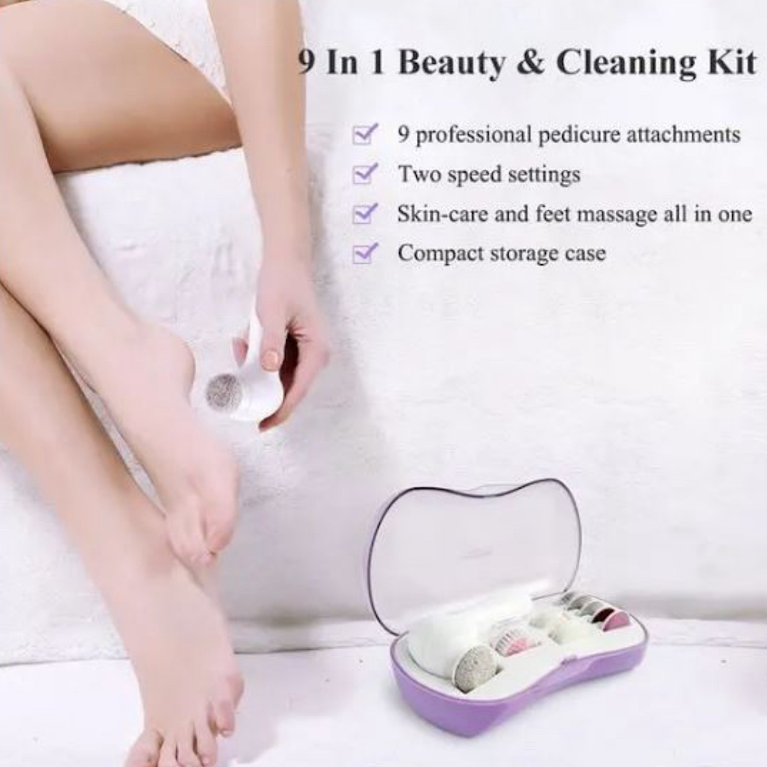 TOUCHBeauty 9 in 1 Electric Foot Callus Remover