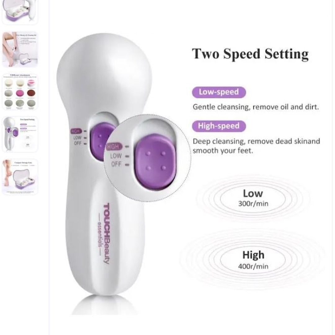 TOUCHBeauty 9 in 1 Electric Foot Callus Remover