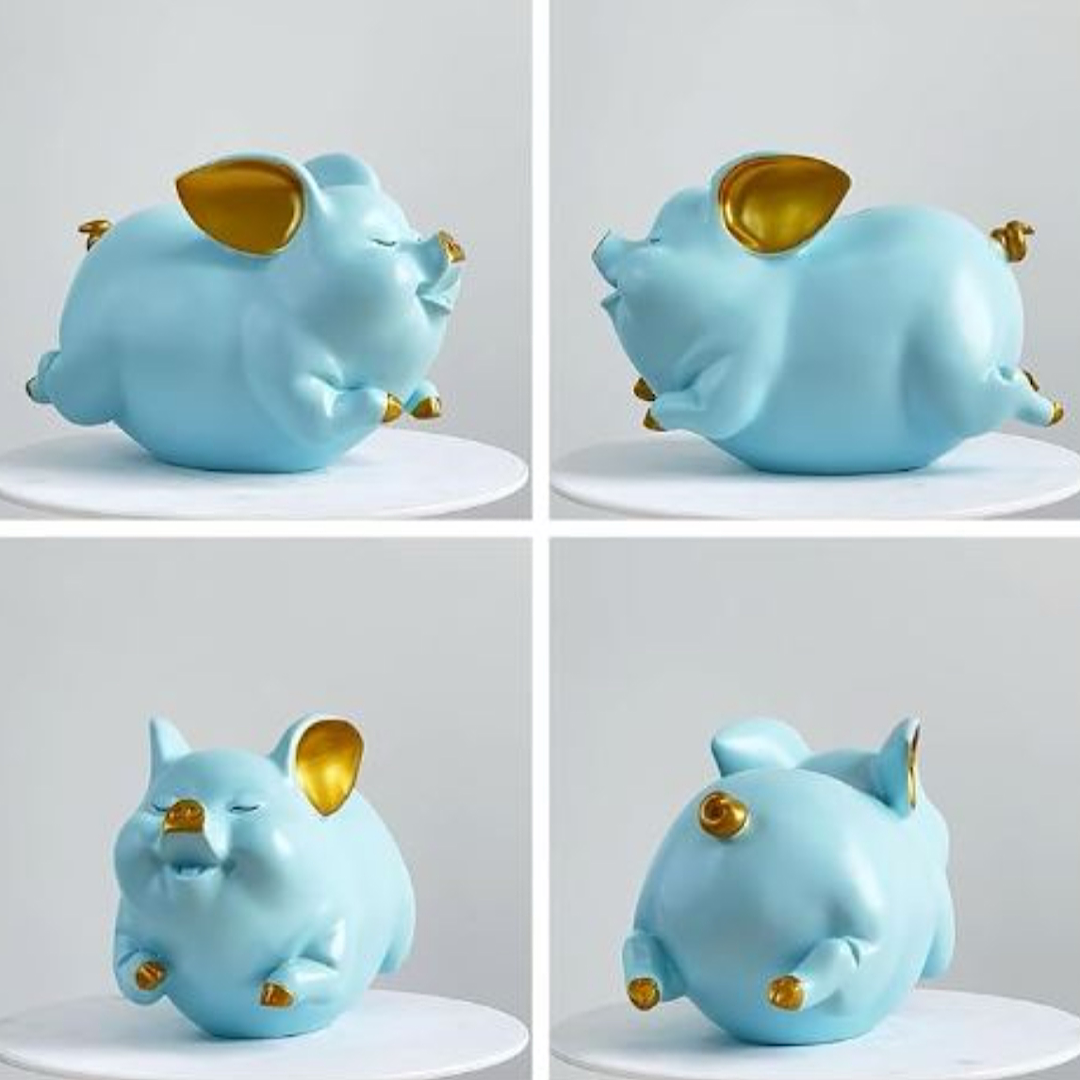 Amoy-Art Piggy Bank Coin Bank Pig