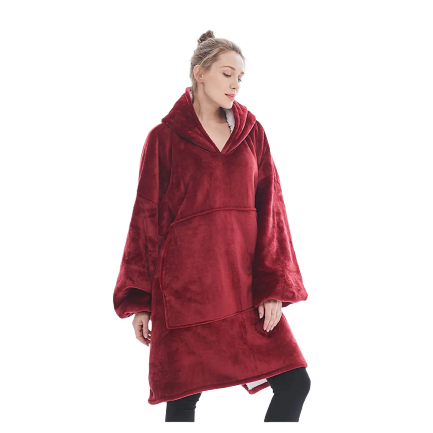 Seneg oversized hoodie RED