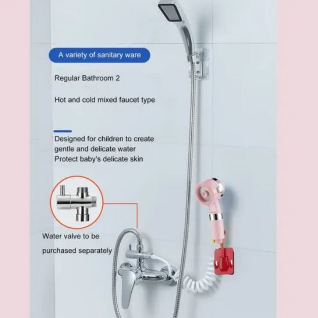 Children Handheld Shower adaptor