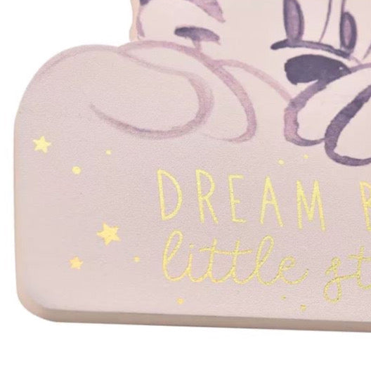 Disney Minnie Dream Big Little Star Plaque - Pink