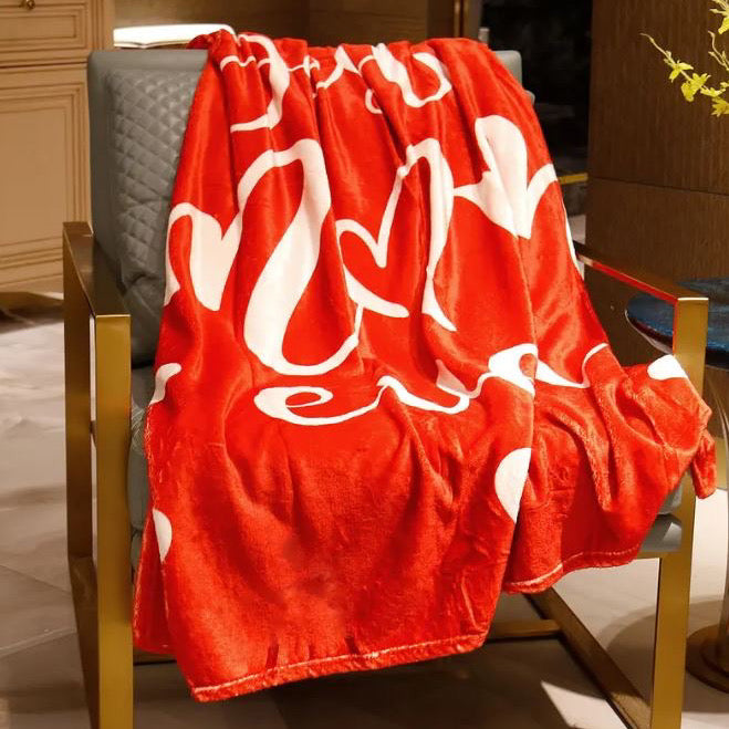 Best Mum Ever Blanket gift for mum, 130x150 cm Blanket (Red)