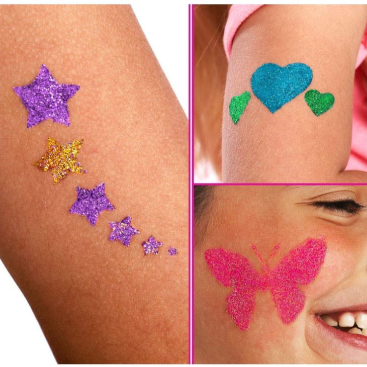 Temporary Glitter Tattoos Kit