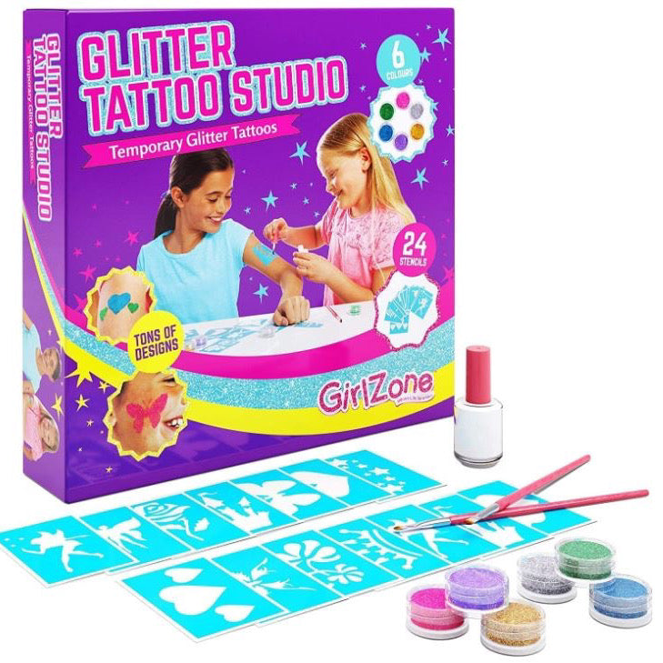 Temporary Glitter Tattoos Kit