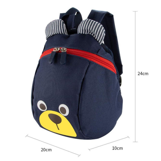 Children's Backpack School bags Anti lost with Harness and Reins for Kids Toddler Baby Boy Girl (Dark Blue)