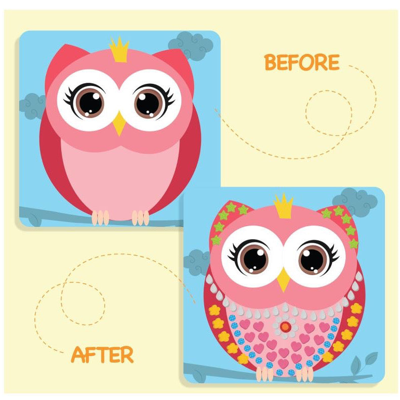 Sensory Busy Book Craft Activity with Textured Stickers - Animals, No Mess Sticker Craft