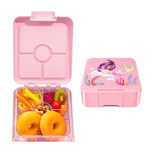 Small BPA-Free Kid Bento Box, Microwave and Dishwasher Safe: The detachable bento box can be frozen and heated